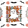 Spooky Ghost UV DTF Transfer