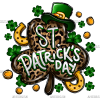St Patrick's Day Clover DTF Transfer