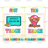 Summer Break DTF Transfer