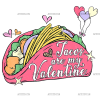 Tacos Are My Valentine-2 DTF Transfer