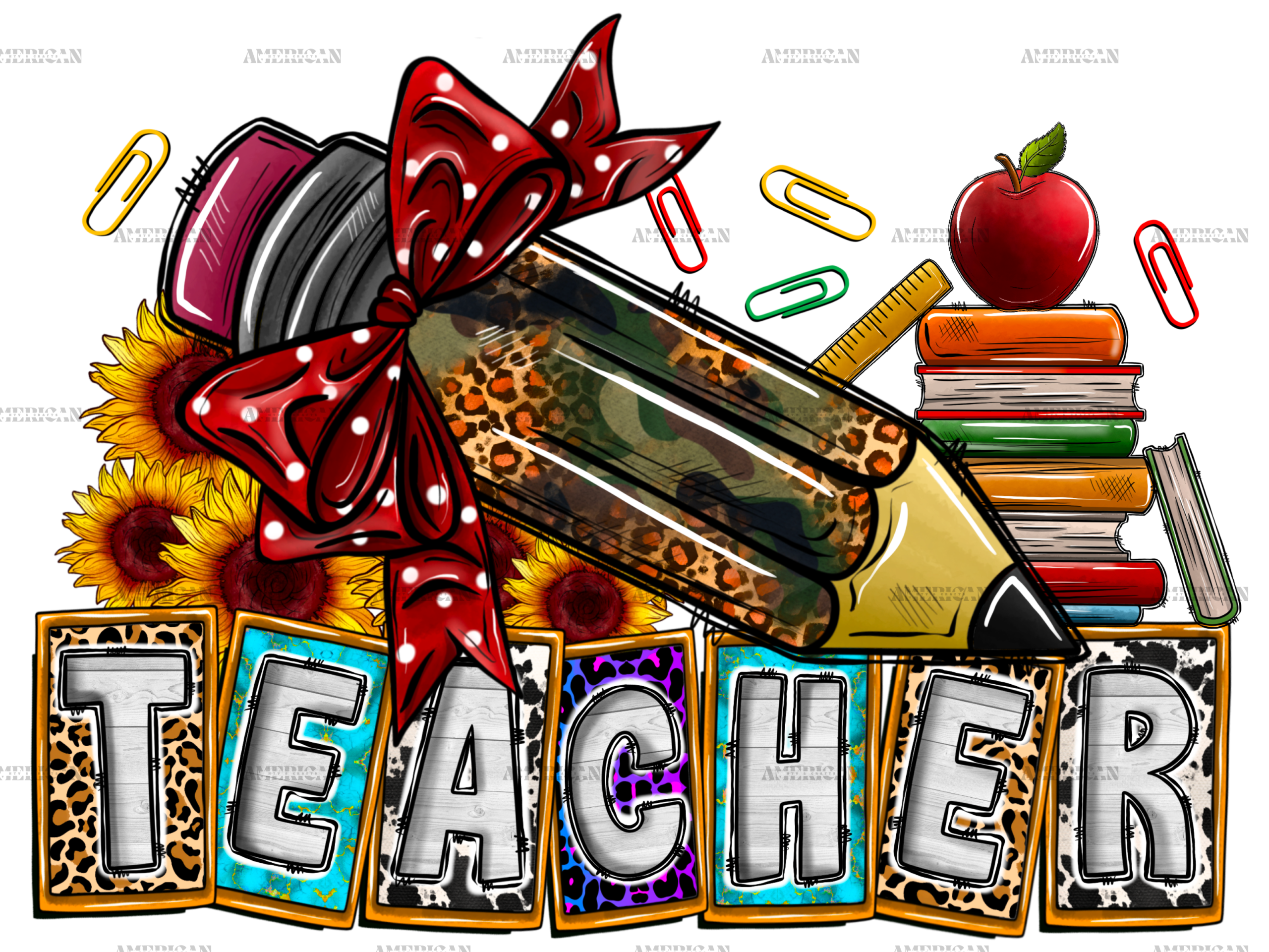 Teacher DTF Transfer
