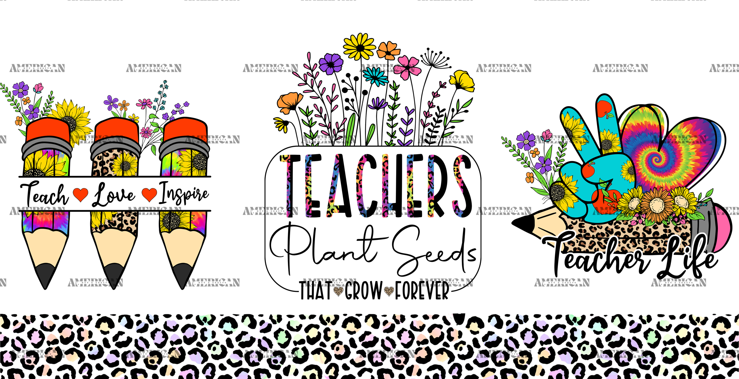Teachers Plant Seeds That Grow Forever-1 UV DTF Transfer