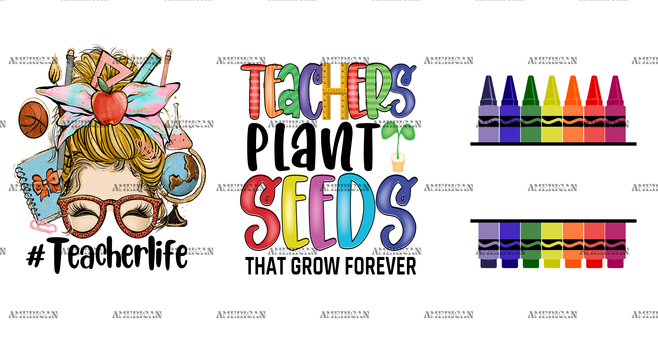 Teachers Plant Seeds That Grow Forever-3 UV DTF Transfer