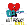 Un Verano Sin Ti Guitar-1DTF Transfer