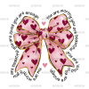 Valentine Bow-16 DTF Transfer