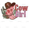 Valentine Cowgirl-1 DTF Transfer