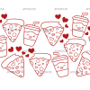 Valentine Pizza-2 UV DTF Transfer