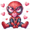 Valentine Spider DTF Transfer