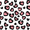 Valentines Day Hearts-12 UV DTF Transfer