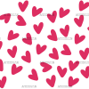 Valentines Day Hearts-16 UV DTF Transfer