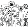 Wild Flowers-25 UV DTF Transfer