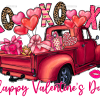 Xoxo Truck Valentine DTF Transfer