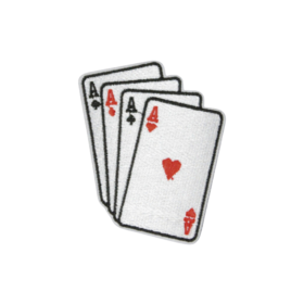 Alternative view of Ace Card Patch (Small/Embroidery)