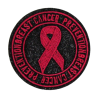 Prevention Breast Cancer Ribbon Patch (Small/Embroidery)