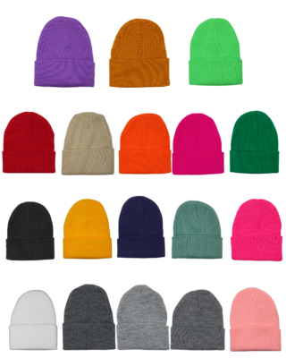 Adult Plain Beanie