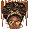 Black Women Teacher DTF Transfer