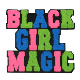 Alternative view of Black Girl Magic Patch (Large/Chenille)