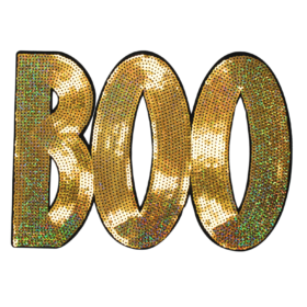 Alternative view of Boo Patch (Large/Sequin)