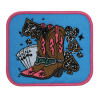 Ace Cowgirl Boots Patch (Medium/Embroidery)