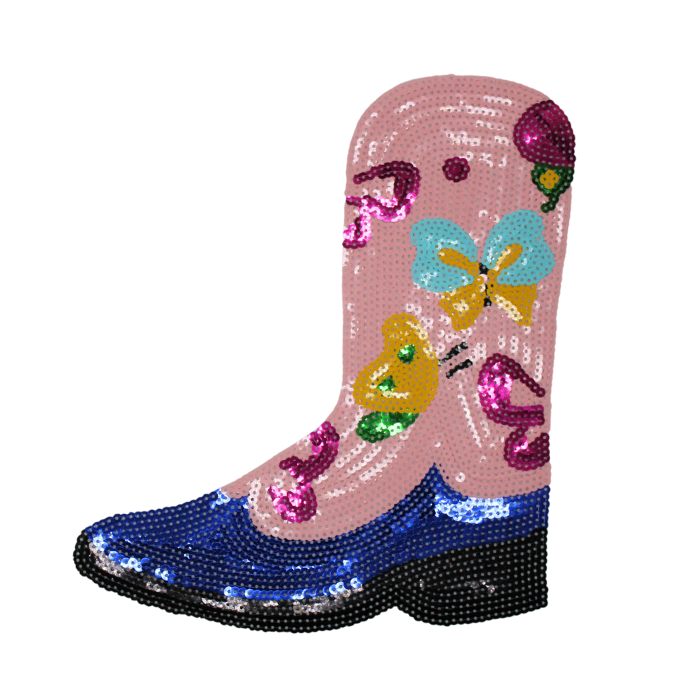 Cowgirl Boots Patch (Large/Sequin) - Image 4