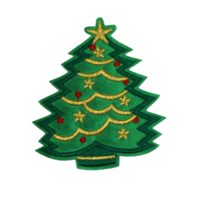 Alternative view of Green Christmas Tree Patch (Small/Embroidery)