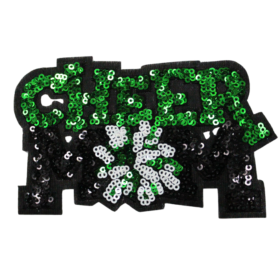 Alternative view of Cheer Mom Patch (Small/Sequin)