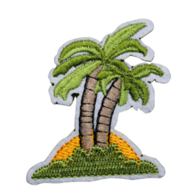 Alternative view of Palm Tree Patch (Small/Embroidery)