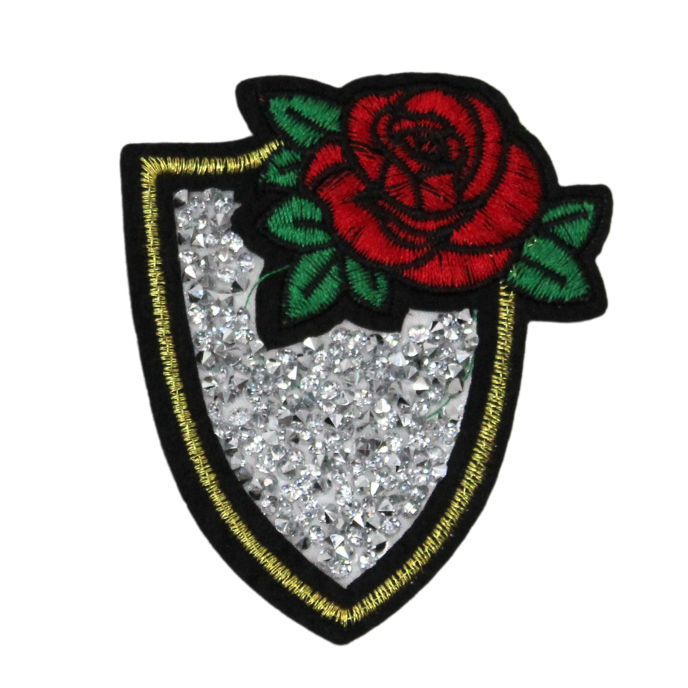 Crystal Rose Badge Patch (Small/Embroidery) - Image 3