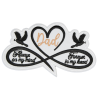 Dad Always On My Mind Forever In My Heart Patch (Medium/Embroidery)