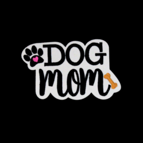 Alternative view of Dog Mom Paw Patch(Small/Embroidery)