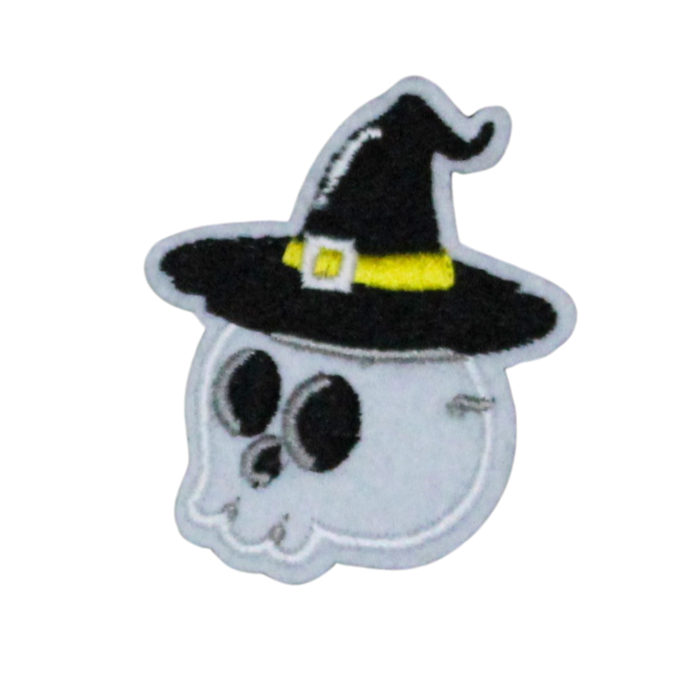 Skull Witch Patch (Small/Embroidery)
