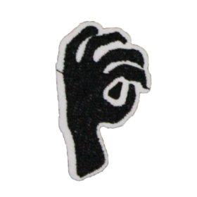 Alternative view of Halloween Creepy Hand Patch (Small/Embroidery)