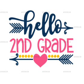 Hello 2nd Grade DTF Transfer