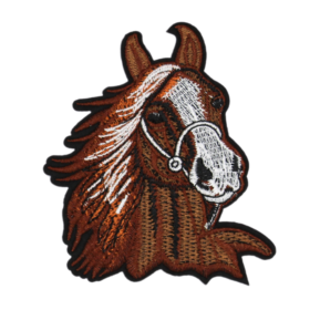 Alternative view of Brown Horse Patch (Small/Embroidery)