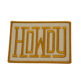 Alternative view of Howdy Gold/Pink Patch (Medium/Embroidery)