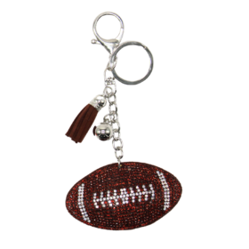 Alternative view of Rhinestone Sports Key Chains