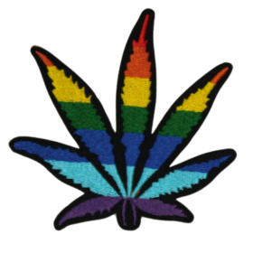 Alternative view of Marijuana Leaf Patch (Small/Embroidery)
