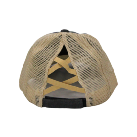 Alternative view of Distressed Criss Cross Ponytail Caps