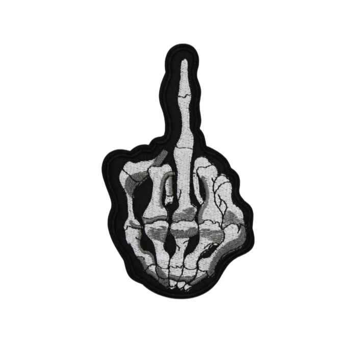 Skeleton Hand Patch (Small/Embroidery) - Image 3