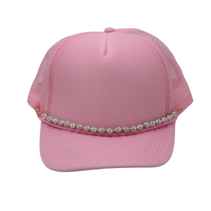 Rhinestone Beaded Hat Chains - Image 2