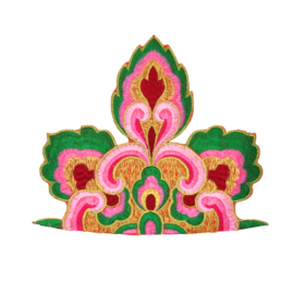 Alternative view of Floral Design Patch (Large/Embroidery)