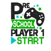 Preschool Player 1 Start DTF Transfer