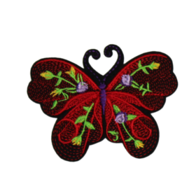 Alternative view of Colorful Butterflies Patch (Small/Embroidery)