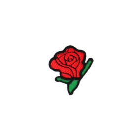 Alternative view of Red Roses Patch (Small/Embroidery)