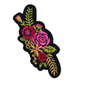 Alternative view of Pink Rose Patch (Small/Embroidery)