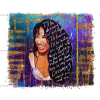 Selena Purple Dtf Transfer