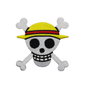 Skull White Patch (Small/Embroidery)