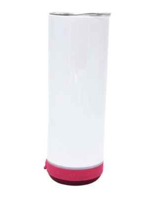Alternative view of 20 Oz Sublimation Speaker Tumbler