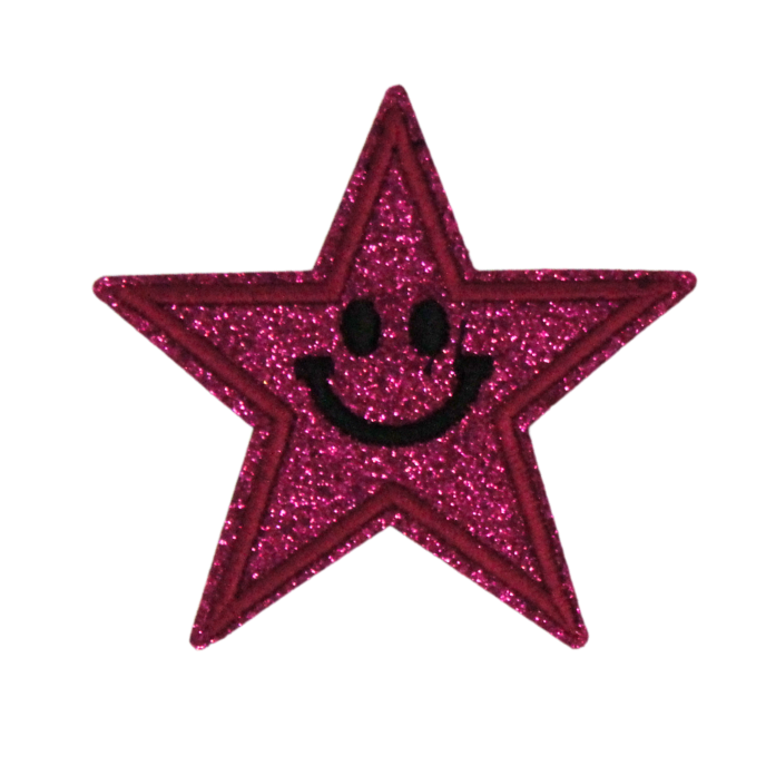 Smiley Star Glitter Patch - Image 5