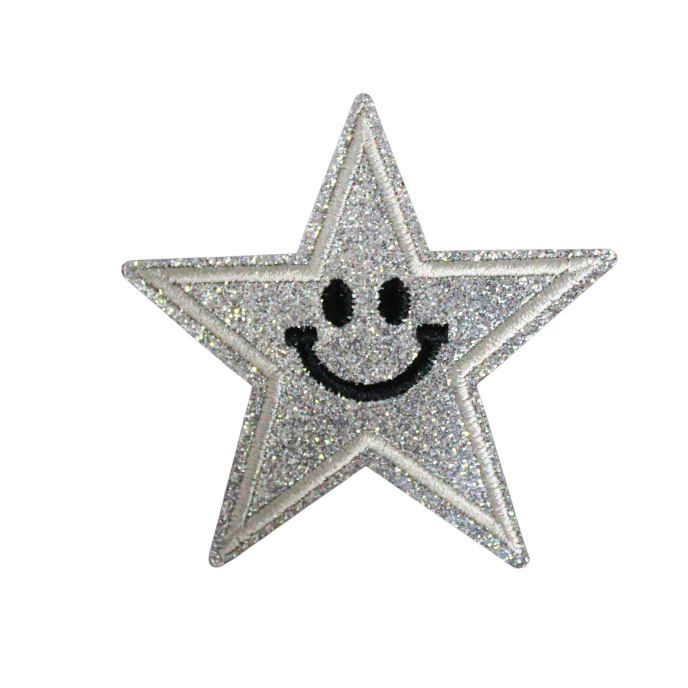 Smiley Star Glitter Patch - Image 4